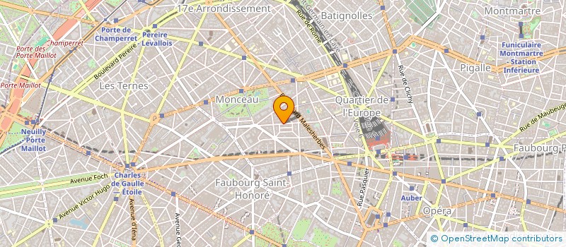 localisation de l'entreprise TENUE D'ARTISTE  PARIS