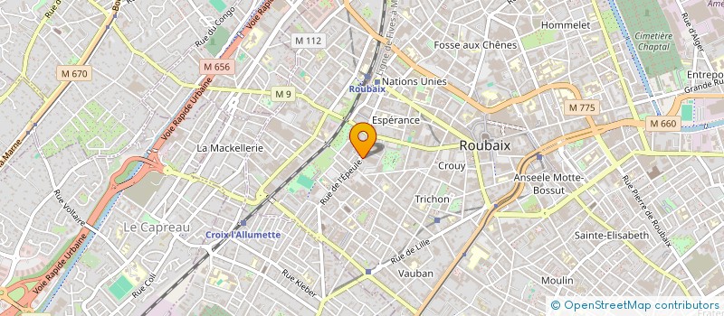 localisation de l'entreprise TENUES DE SOIREE à ROUBAIX
