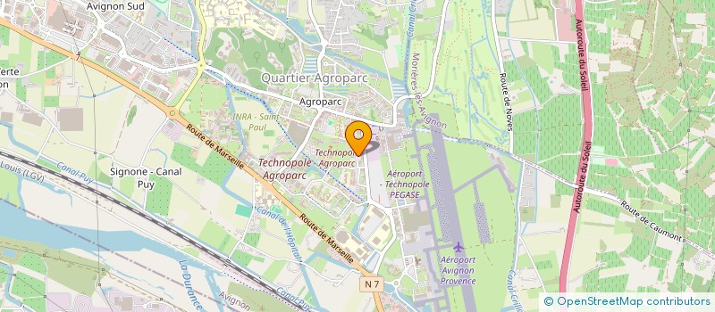 localisation de l'entreprise TENVAL à AVIGNON