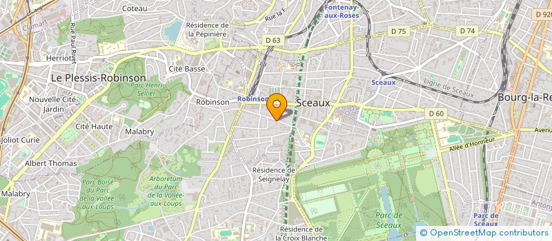 localisation de l'entreprise TENZING ASSOCIATION à SCEAUX