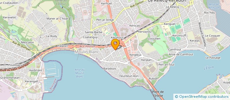 localisation de l'entreprise TENZOR AR BREZHOMEG à LE RELECQ-KERHUON