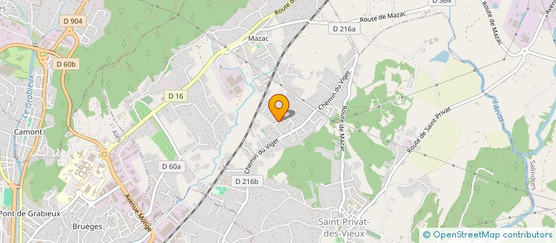 localisation de l'entreprise TEO  SAINT-PRIVAT-DES-VIEUX