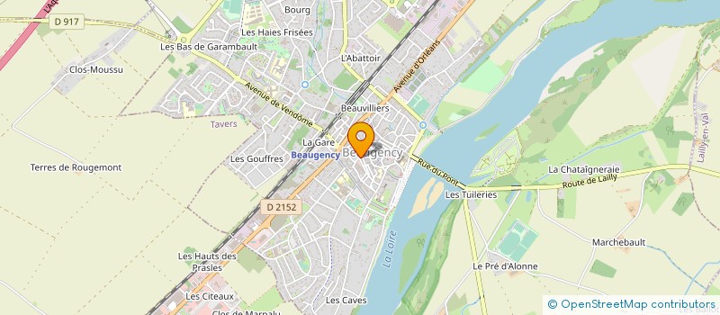 localisation de l'entreprise TEO CASSIS à BEAUGENCY