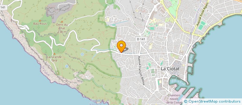 localisation de l'entreprise TEO CONSTRUCTION  LA CIOTAT