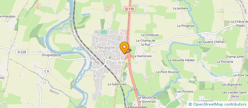 localisation de l'entreprise TEO ENVIRONNEMENT  CHEVAIGNE