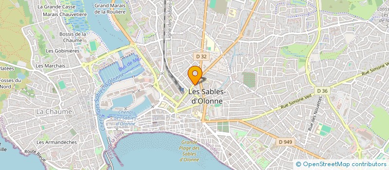 localisation de l'entreprise TEO ET GABIN à LES SABLES-D'OLONNE