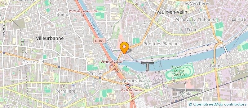 localisation de l'entreprise TEO GESTION à VILLEURBANNE