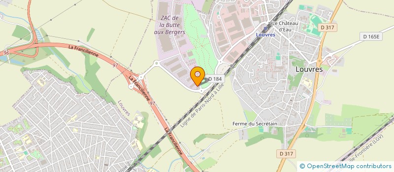 localisation de l'entreprise TEO GROUP  LOUVRES