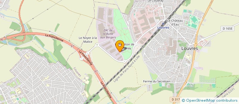 localisation de l'entreprise TEO LLS à LOUVRES