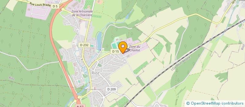 localisation de l'entreprise TEO-N  RIOZ