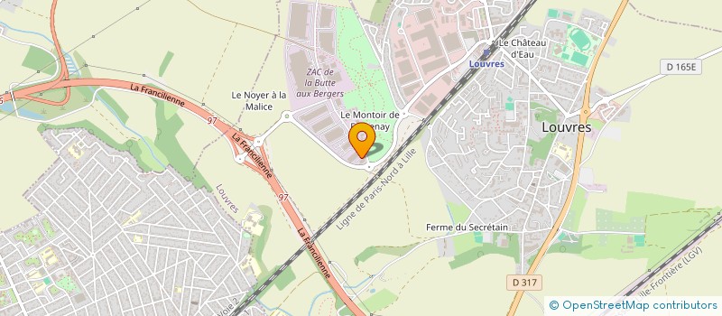 localisation de l'entreprise TEO PHARMA SERVICES à LOUVRES