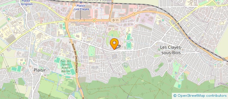 localisation de l'entreprise TEODAN à LES CLAYES-SOUS-BOIS