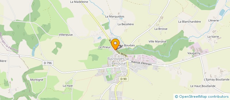 localisation de l'entreprise TEODIS  VAL-COUESNON