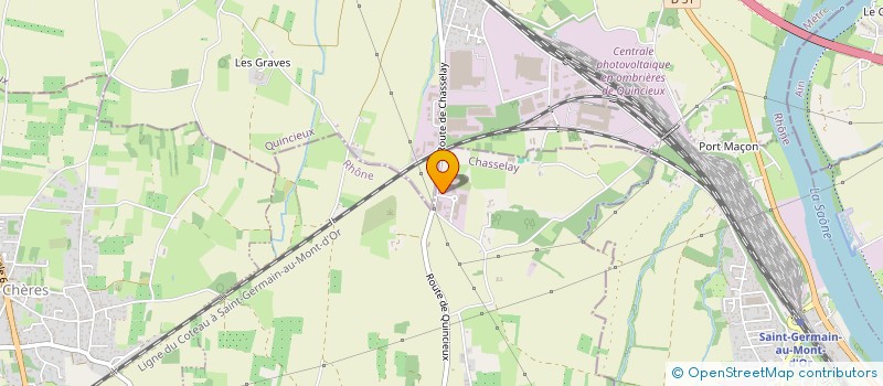 localisation de l'entreprise TEODOOR  CHASSELAY