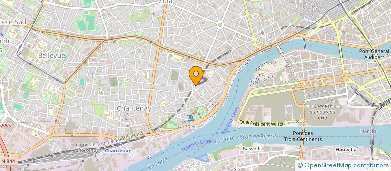 localisation de l'entreprise TEODYM REMPLACEMENTS  NANTES