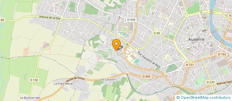 localisation de l'entreprise TEOK CONSTRUCTION à AUXERRE