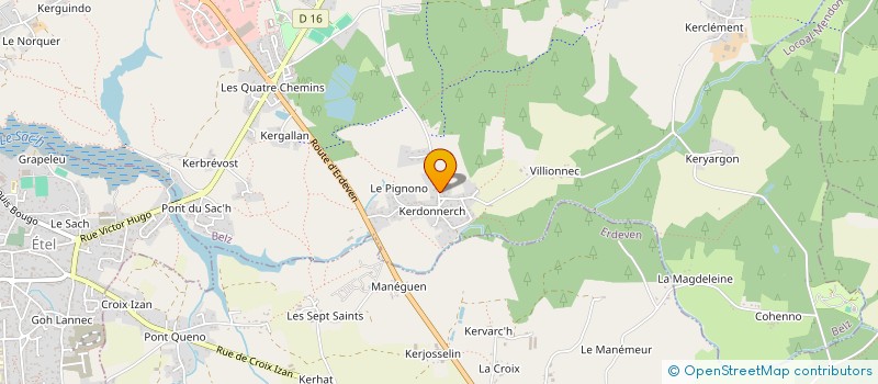 localisation de l'entreprise TEOMA  BELZ