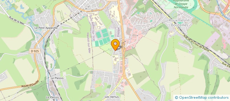 localisation de l'entreprise TEOMAT à SAINT-AUBIN-SUR-SCIE