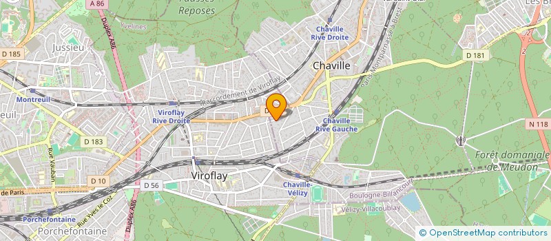 localisation de l'entreprise TEOMENO à CHAVILLE