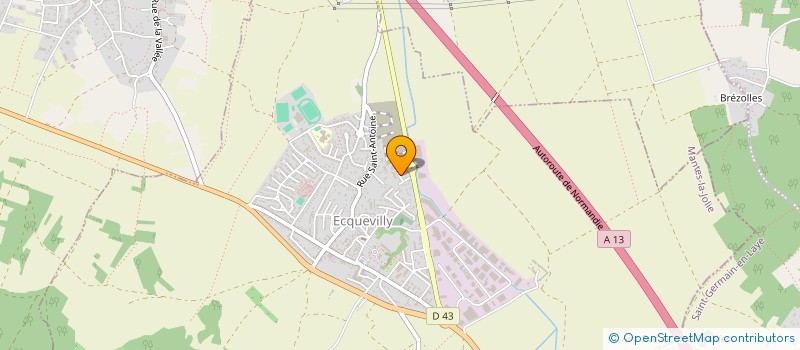 localisation de l'entreprise TEOMERCIER  ECQUEVILLY