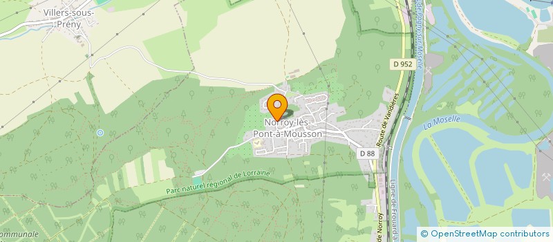 localisation de l'entreprise TEOMONAC  NORROY-LES-PONT-A-MOUSSON