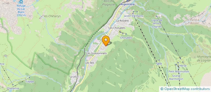 localisation de l'entreprise TEOMORE CAPITAL  CHAMONIX-MONT-BLANC