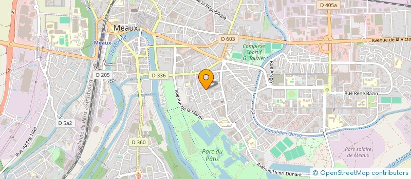 localisation de l'entreprise TEORA à MEAUX