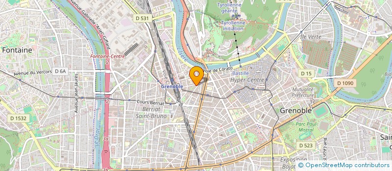 localisation de l'entreprise TEOREM A2C à GRENOBLE