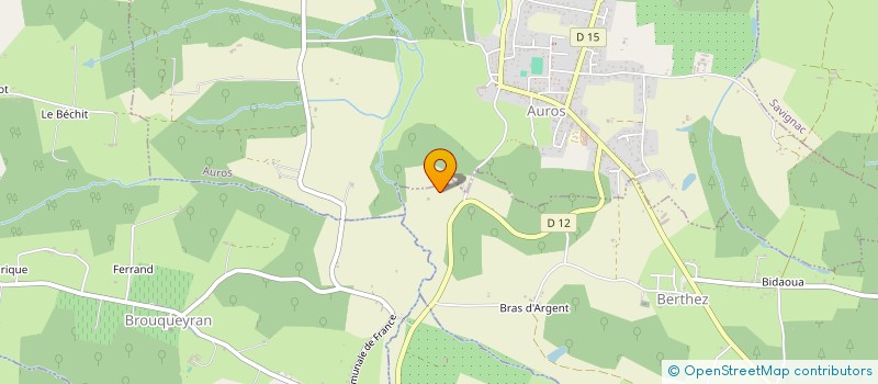 localisation de l'entreprise TEOS  AUROS