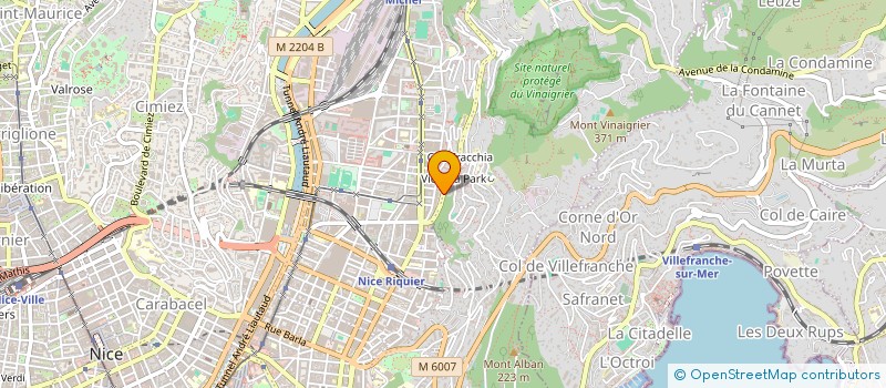 localisation de l'entreprise TEOS FINANCE à NICE