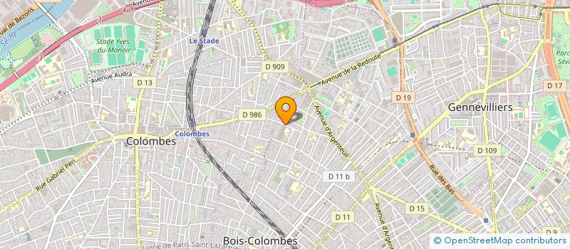 localisation de l'entreprise TEOS SOLUTIONS FIBERIT à BOIS-COLOMBES