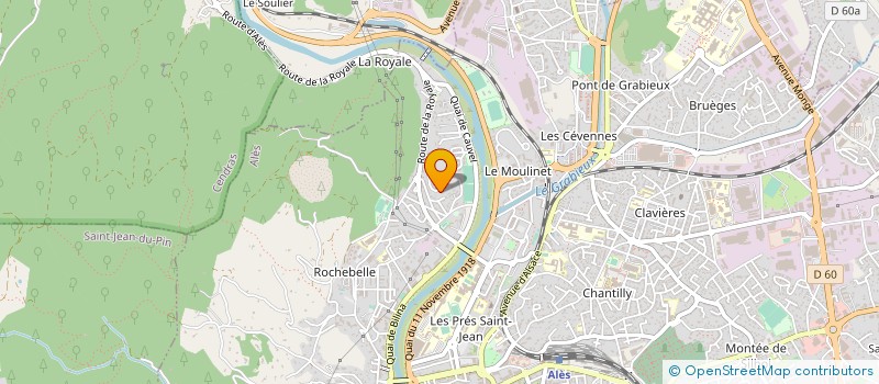 localisation de l'entreprise TEOSUSHI ALES à ALES