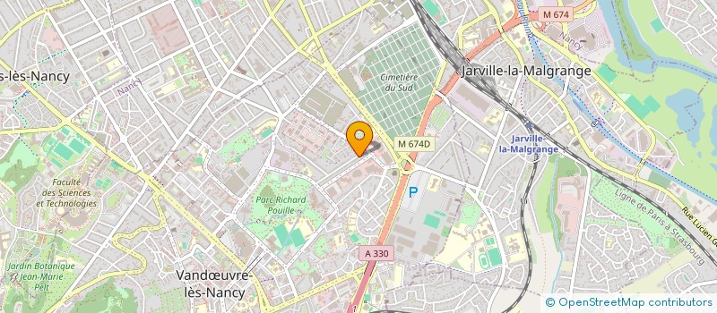 localisation de l'entreprise TEOZ IMMO  VANDUVRE-LES-NANCY