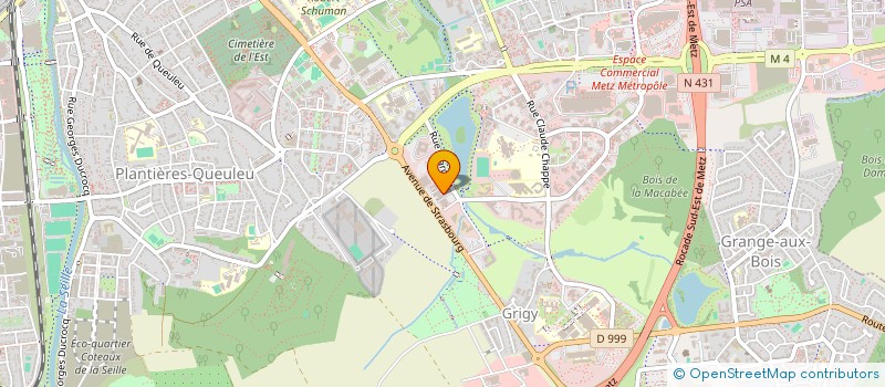 localisation de l'entreprise TEP CONSEIL à METZ