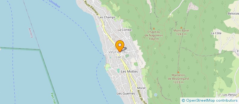 localisation de l'entreprise TEPACA SA FRANCE  VEYRIER-DU-LAC