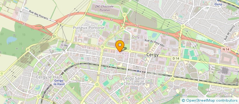 localisation de l'entreprise TEPE CONSTRUCTION  CERGY