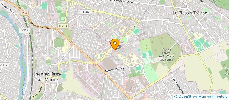 localisation de l'entreprise TEPELI IMMOBILIERE  CHENNEVIERES-SUR-MARNE