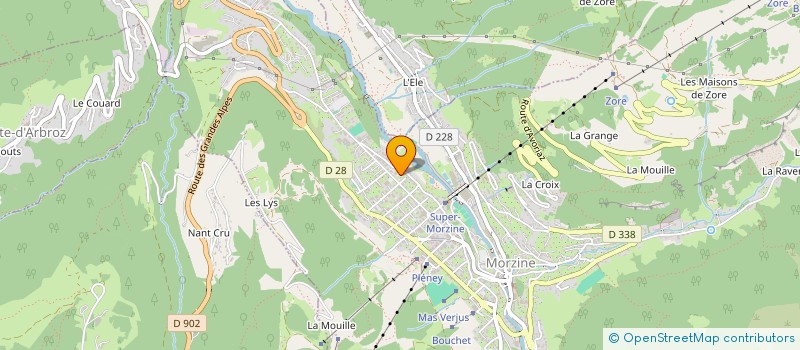 localisation de l'entreprise TEPENKO à MORZINE