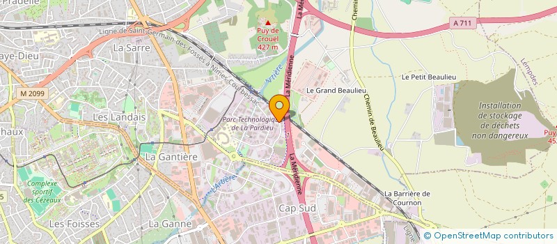 localisation de l'entreprise TEPHRAONE  CLERMONT-FERRAND