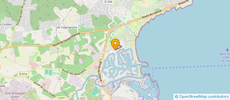 localisation de l'entreprise TEPJ SERVICE + à GRIMAUD