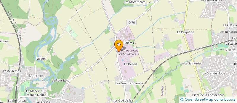 localisation de l'entreprise TEPLOENERGIES  METTRAY