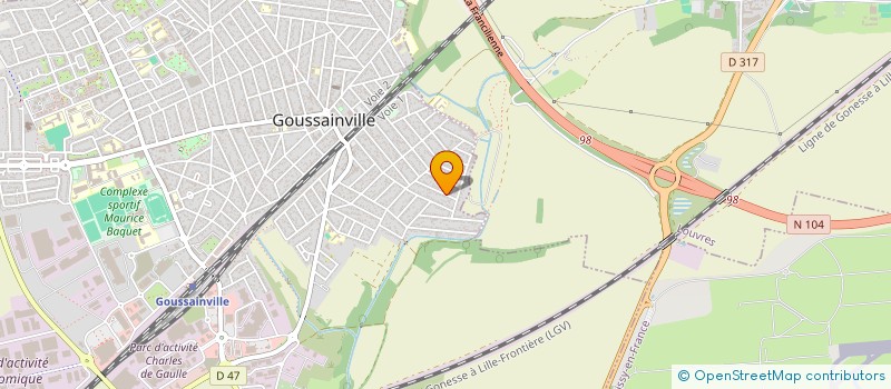 localisation de l'entreprise TEPNIMETH KHMER  GOUSSAINVILLE