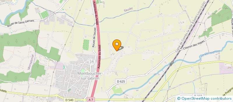 localisation de l'entreprise TEPPAZ F.H  MONTBOUCHER-SUR-JABRON
