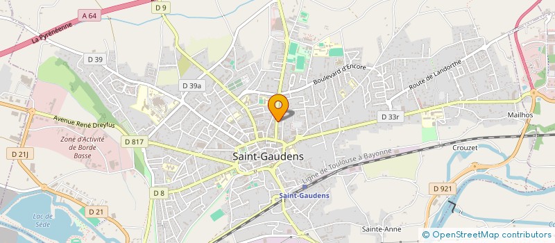 localisation de l'entreprise TEPS  SAINT-GAUDENS