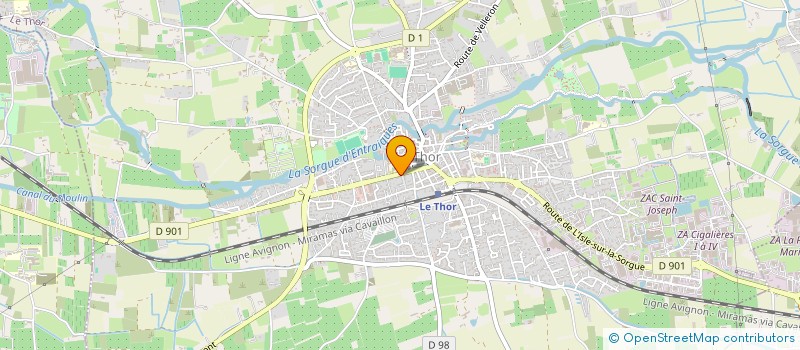 localisation de l'entreprise TEQMA  LE THOR