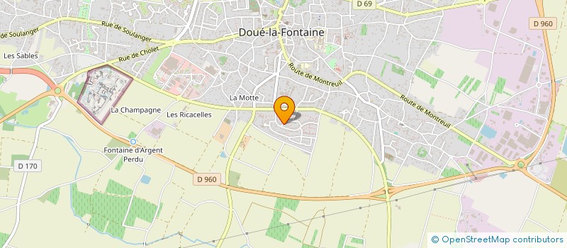 localisation de l'entreprise TER'1'VEST  DOUE-EN-ANJOU