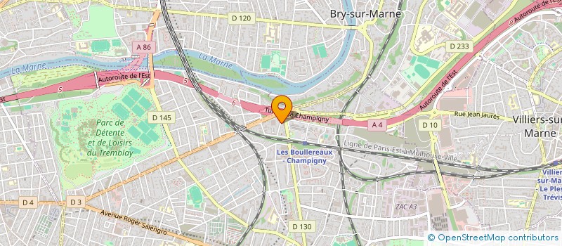 localisation de l'entreprise TER AROUTIOUNIAN  CHAMPIGNY-SUR-MARNE