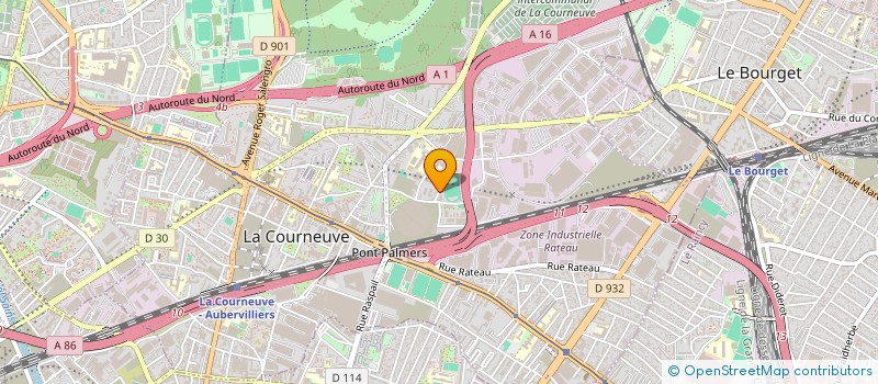 localisation de l'entreprise TER.DIM à LA COURNEUVE
