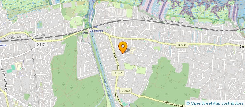 localisation de l'entreprise TER EVOLUTION à GUJAN-MESTRAS