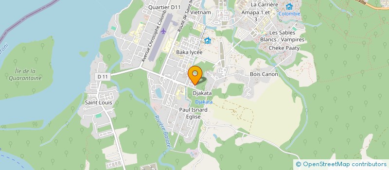 localisation de l'entreprise TER'EX AMENAGEMENT à SAINT-LAURENT-DU-MARONI
